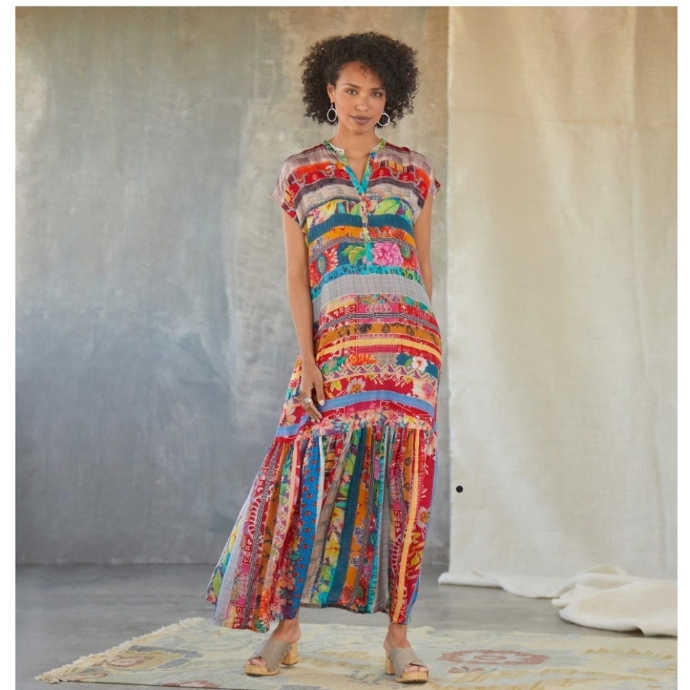 NWT Johnny Was Friendship Imogen Dress - Silk